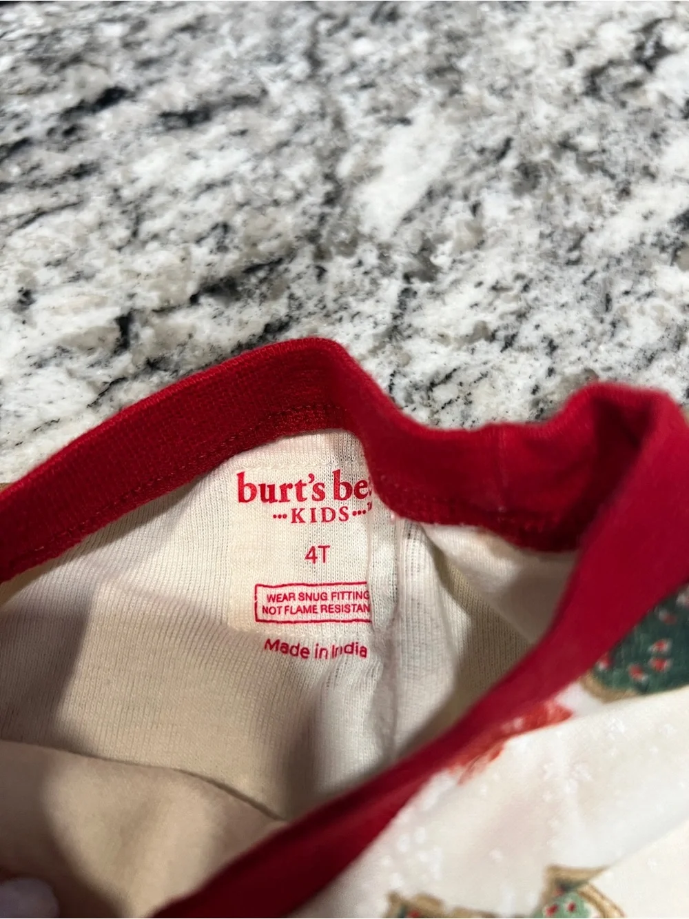 Burt’s Bees Baby Christmas Gingerbread 2-Piece Organic Pajama Set | 4T